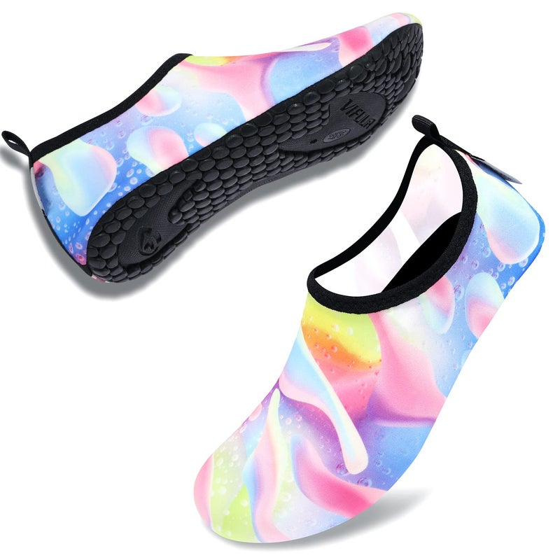VIFUUR Water Sports Unisex Shoes Colorful Ripple - 7.5-8.5 W US / 6-7 M US (38-39) - Image 5
